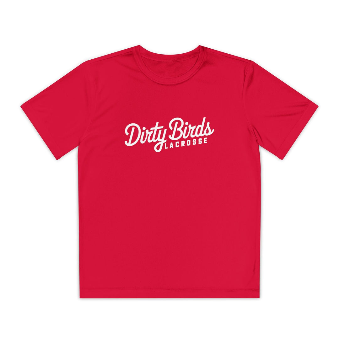 Dirty Birds Script Youth Shooter Shirt