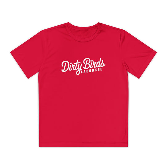 Dirty Birds Script Youth Shooter Shirt