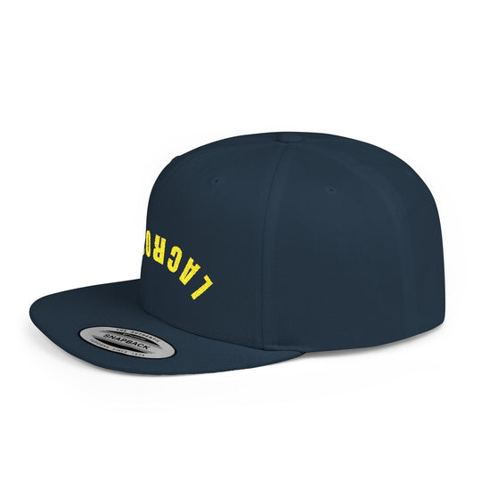 Reverse Lacrosse Flat Bill Snapback Hat