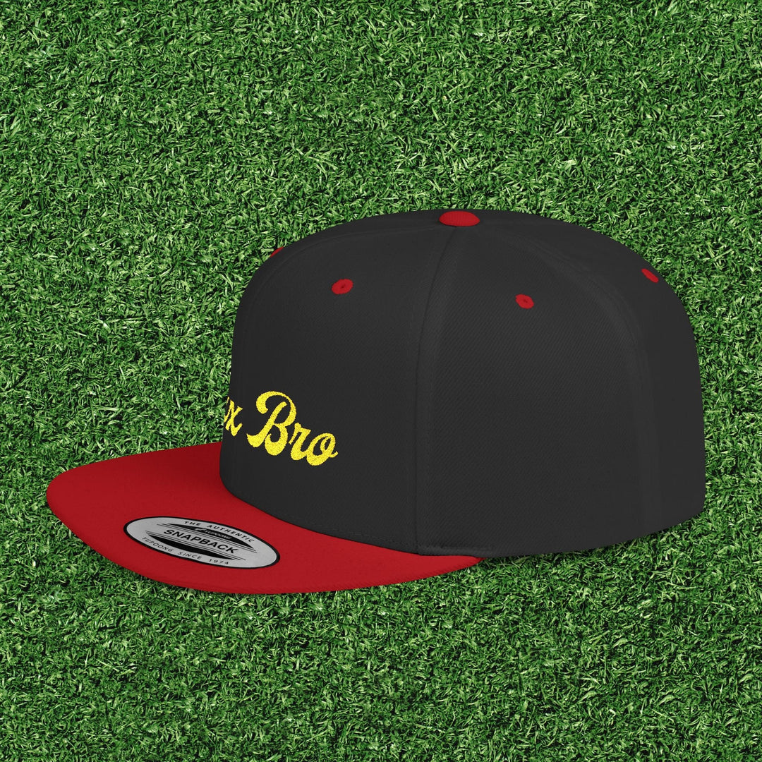 Lax Bro Flat Bill Snapback Hat