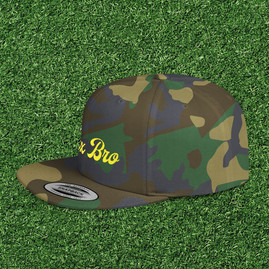 Lax Bro Flat Bill Snapback Hat