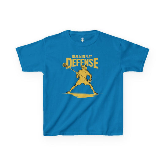 Real Men Play Defense Youth Tee