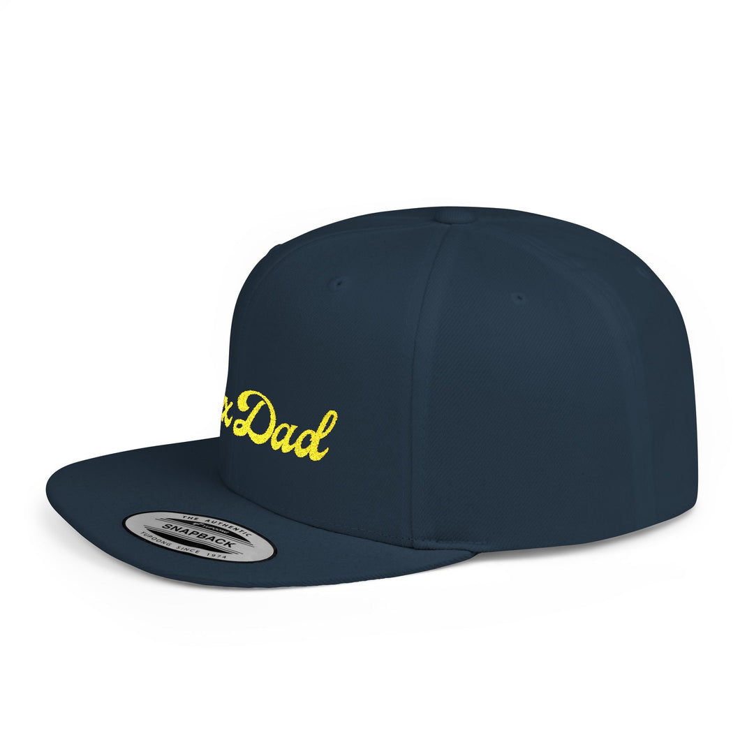 Lax Dad Flat Bill Snapback Hat