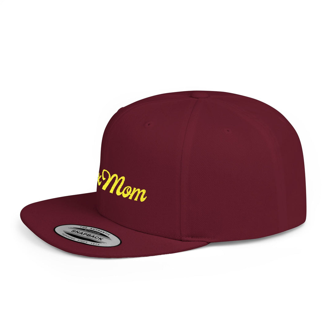 Lax Mom Flat Bill Snapback Hat