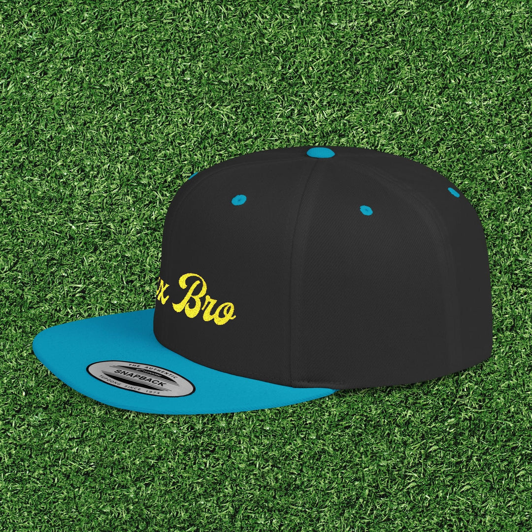 Lax Bro Flat Bill Snapback Hat