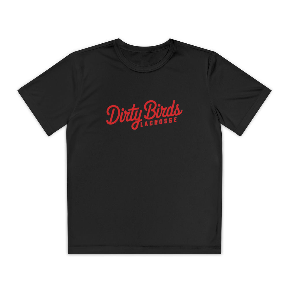 Dirty Birds Script Youth Shooter Shirt