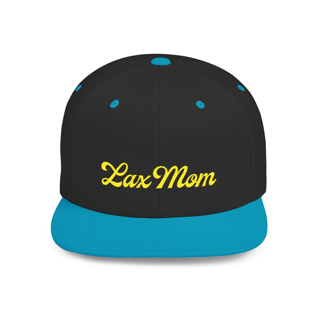 Lax Mom Flat Bill Snapback Hat