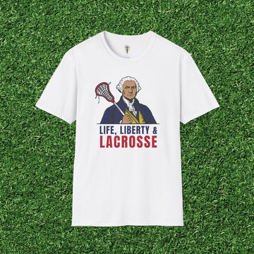 Life, Liberty & Lacrosse Tee