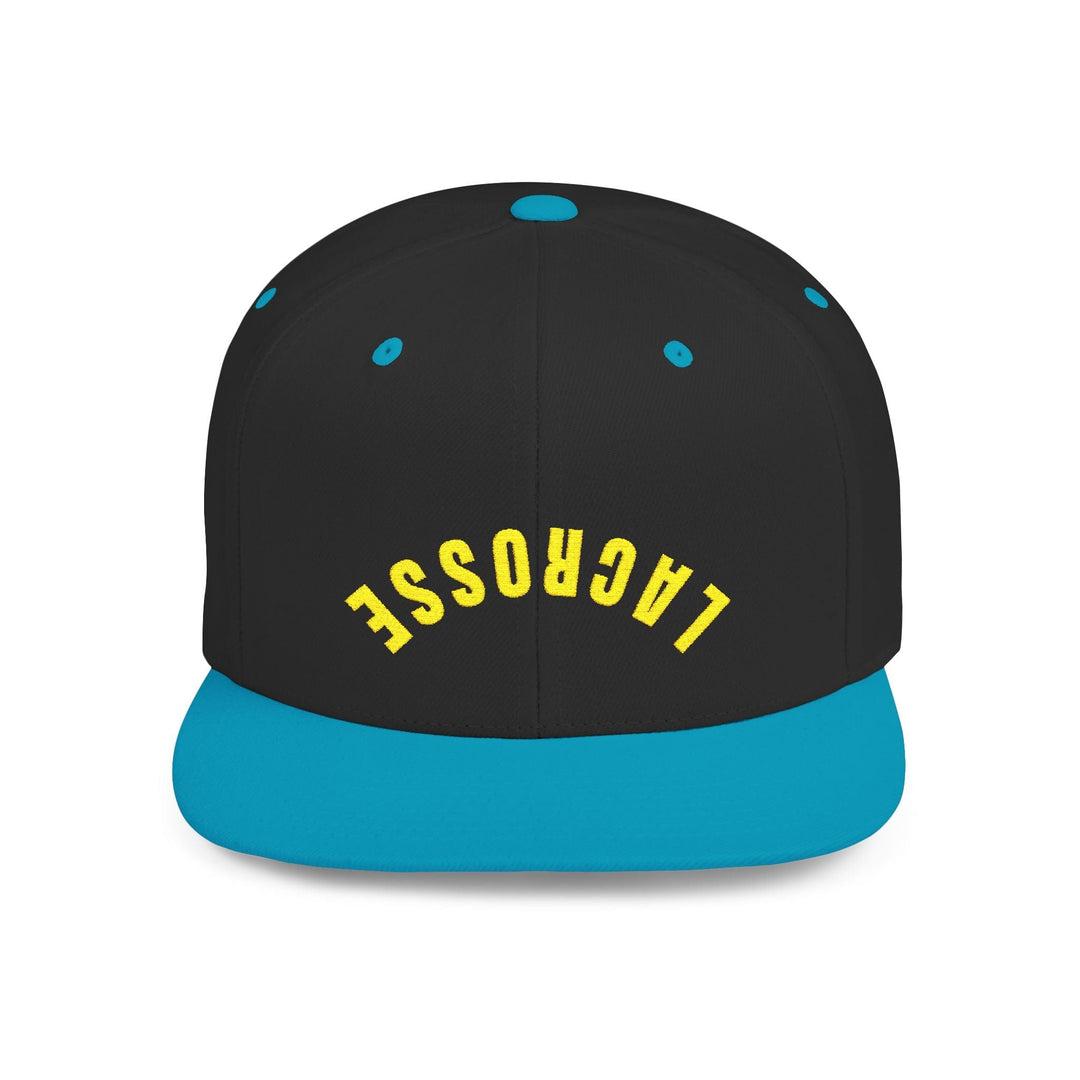 Reverse Lacrosse Flat Bill Snapback Hat