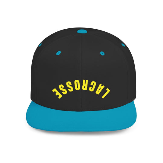 Reverse Lacrosse Flat Bill Snapback Hat