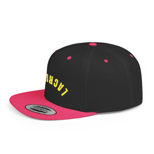 Reverse Lacrosse Flat Bill Snapback Hat