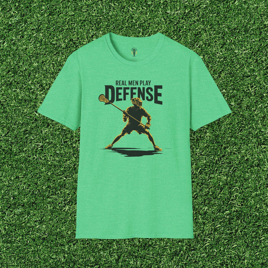 Real Men Play Defense Tee
