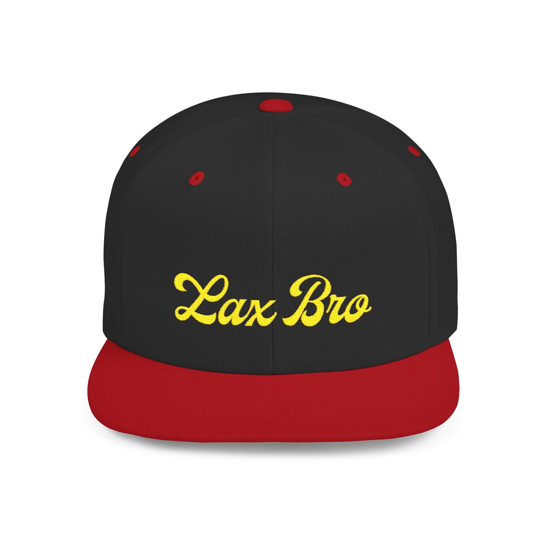 Lax Bro Flat Bill Snapback Hat