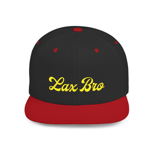 Lax Bro Flat Bill Snapback Hat
