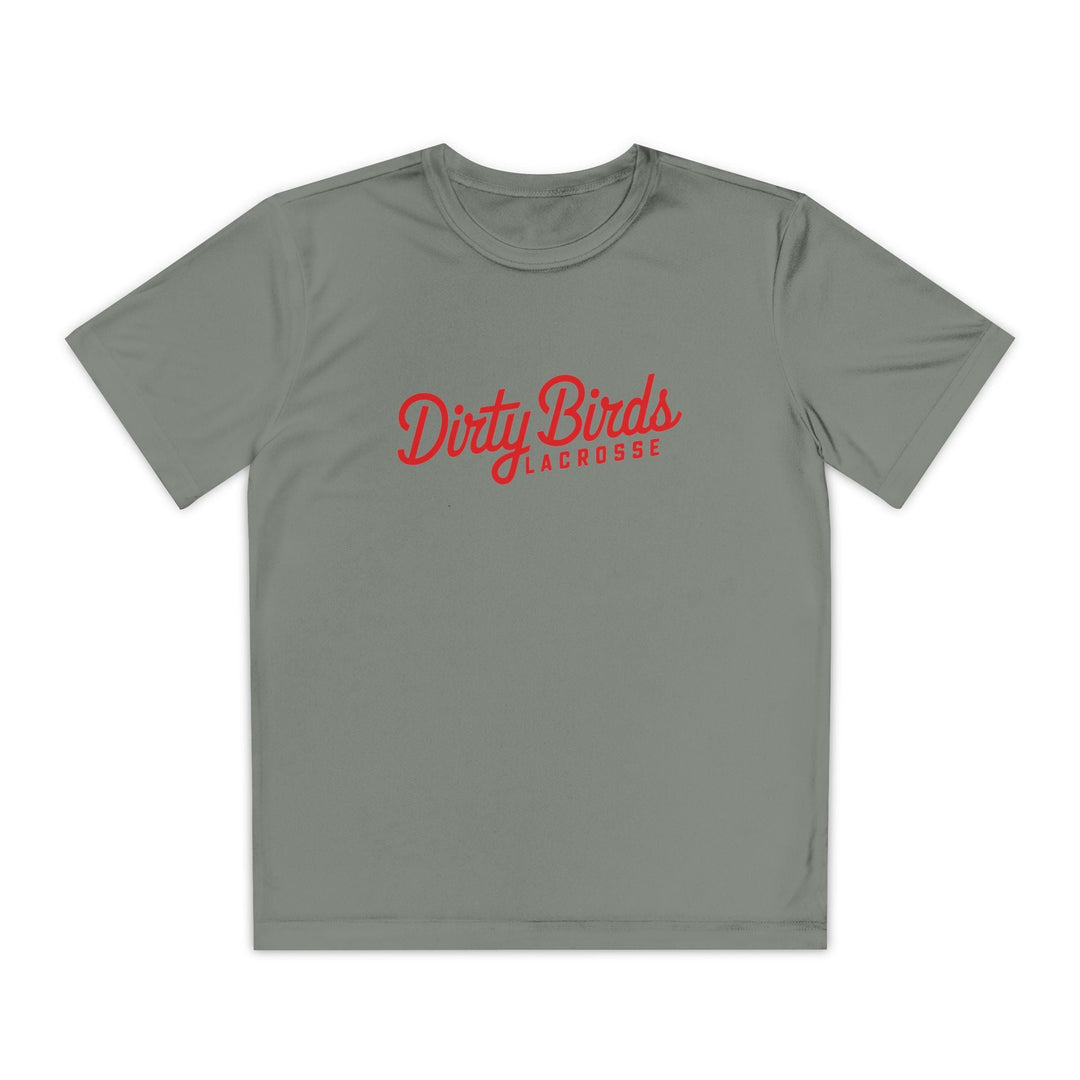 Dirty Birds Script Youth Shooter Shirt