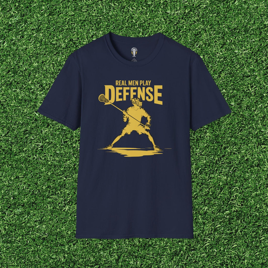 Real Men Play Defense Tee