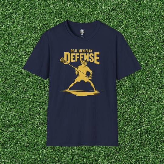 Real Men Play Defense Tee
