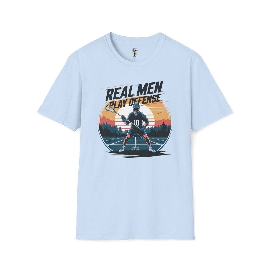 Real Men Play Defense Tee