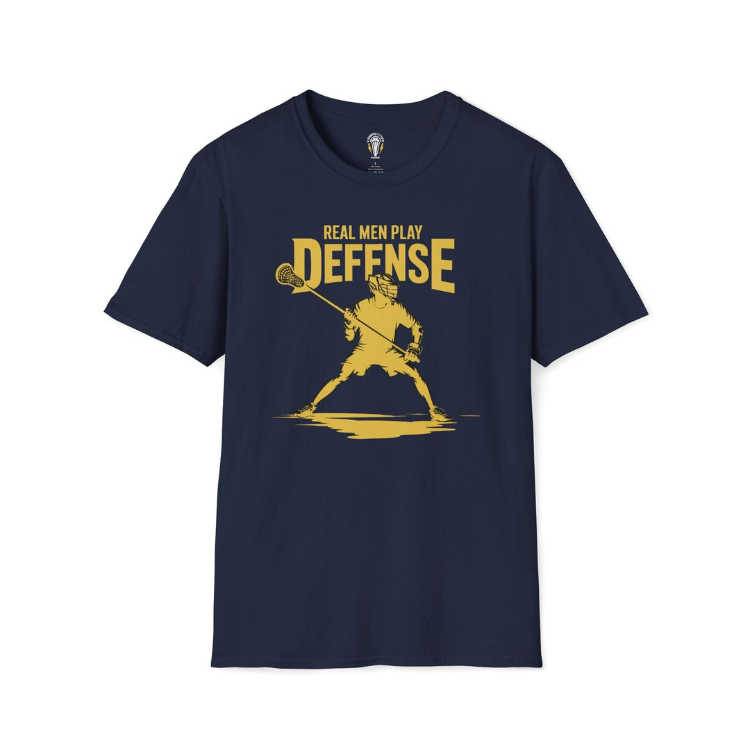 Real Men Play Defense Tee