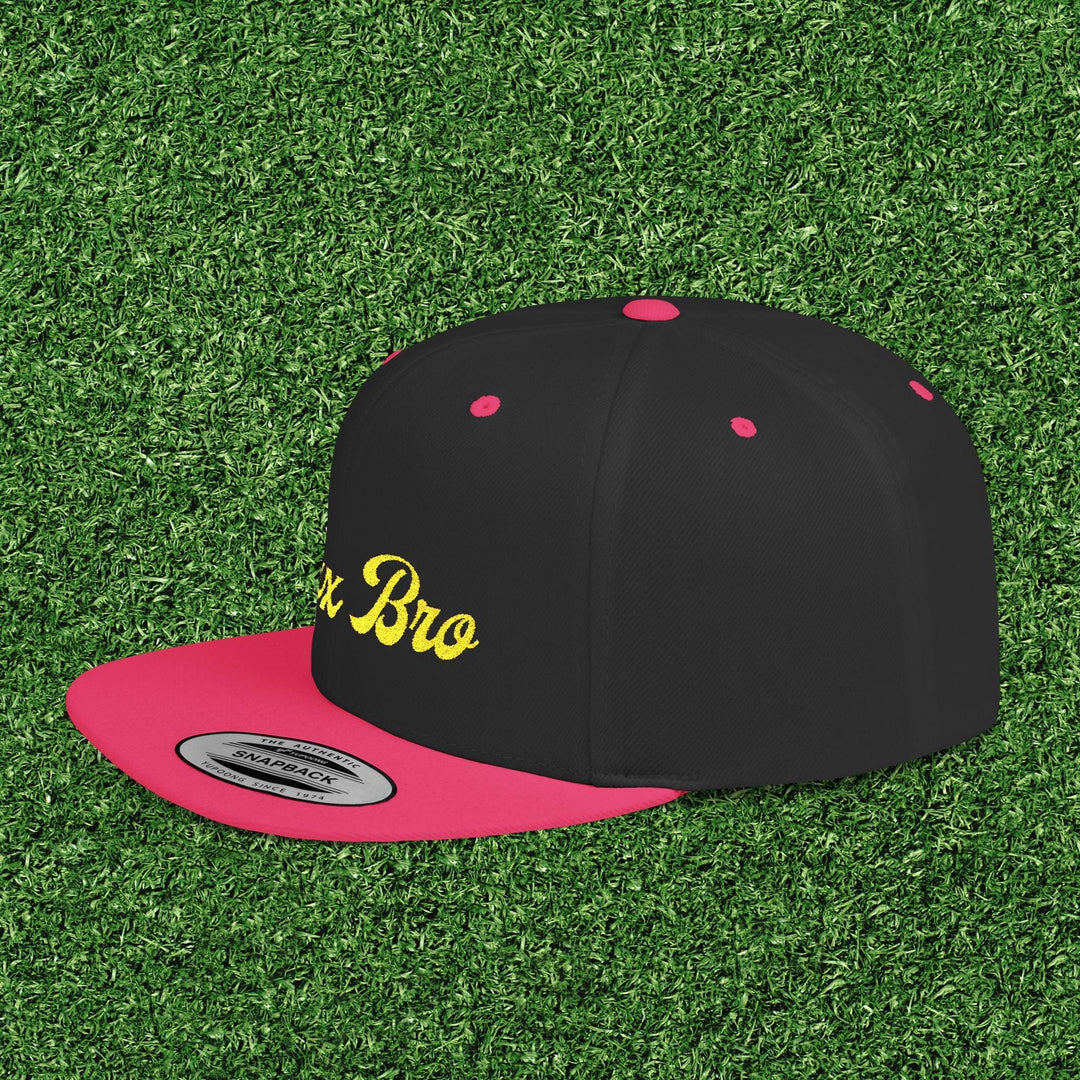 Lax Bro Flat Bill Snapback Hat