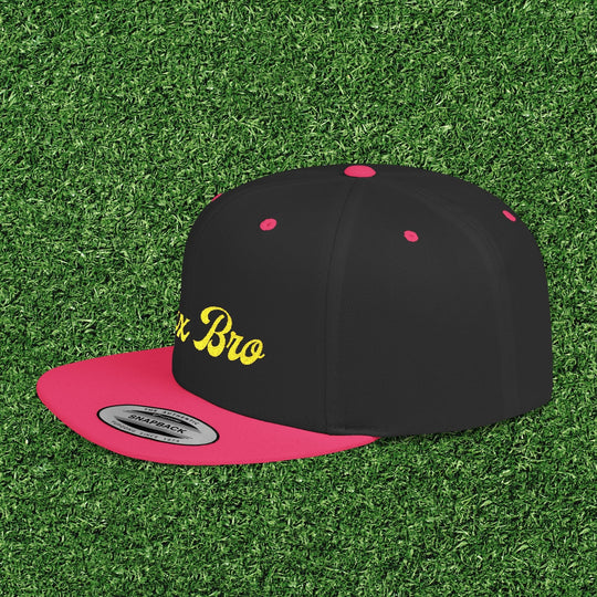 Lax Bro Flat Bill Snapback Hat