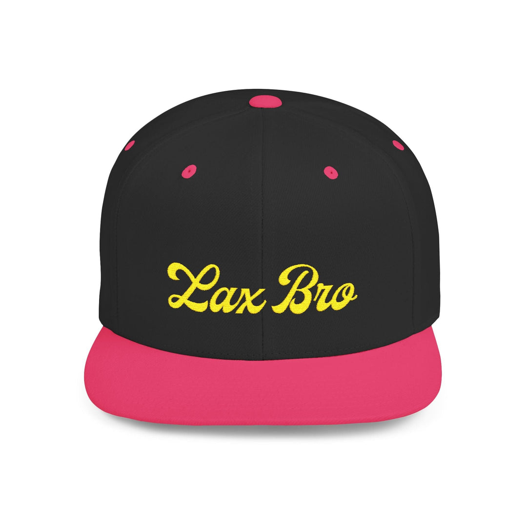 Lax Bro Flat Bill Snapback Hat