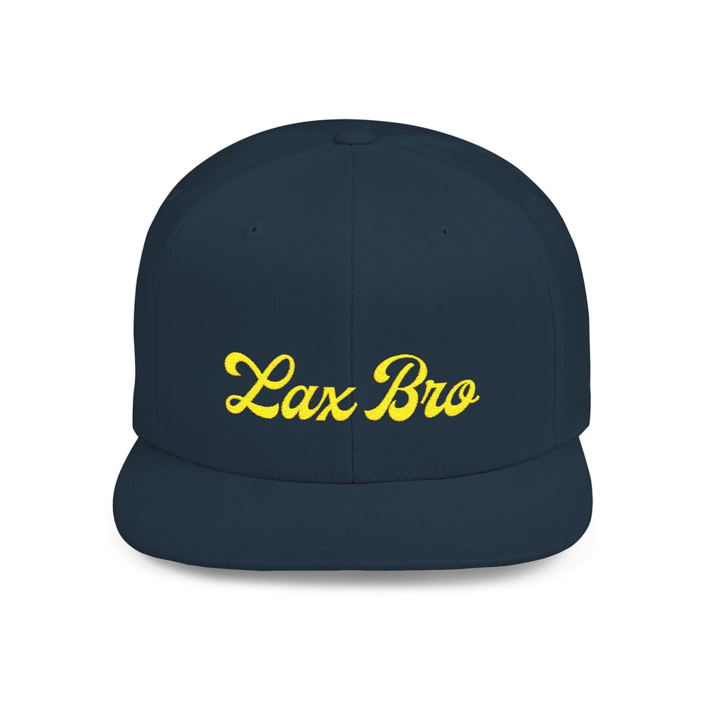 Lax Bro Flat Bill Snapback Hat