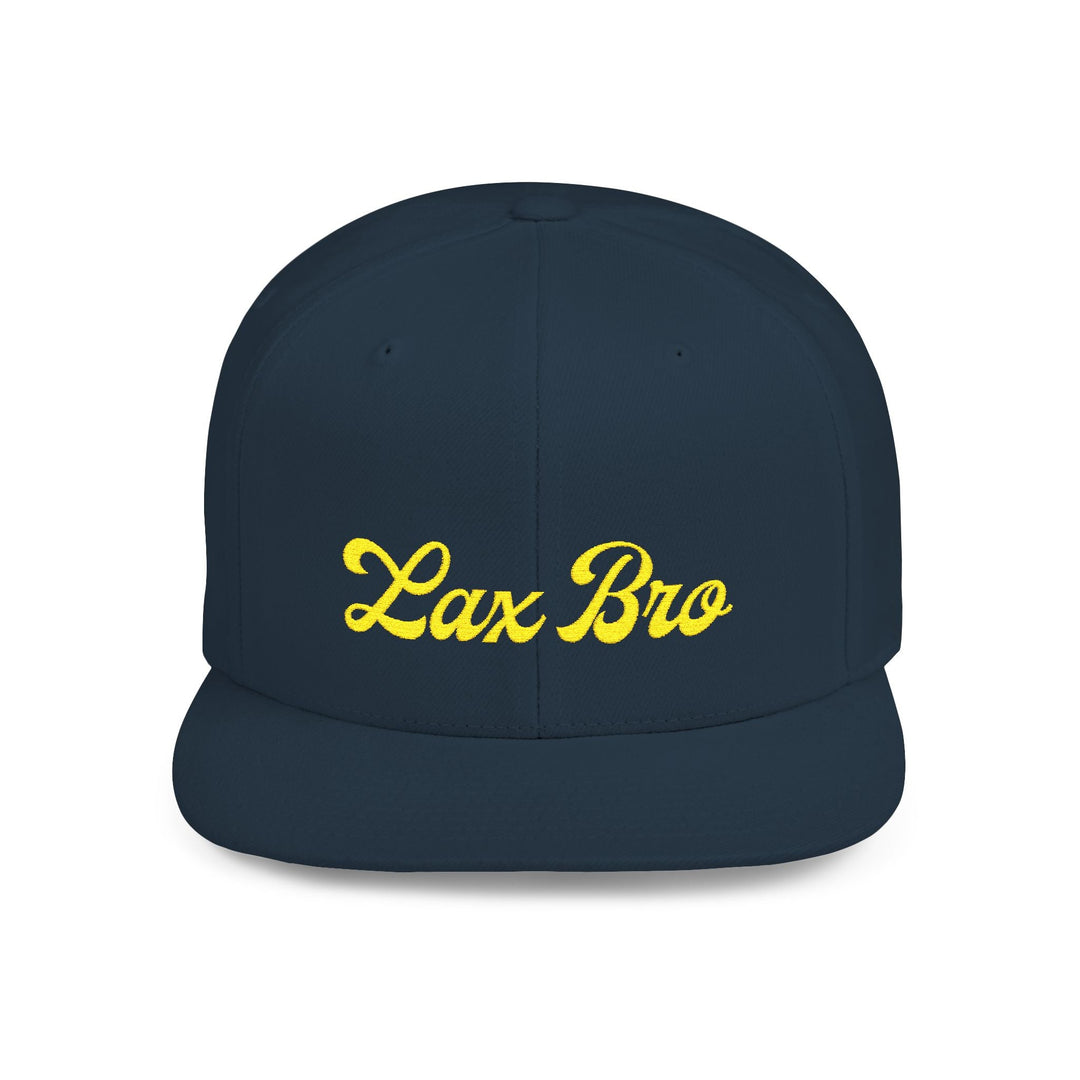 Lax Bro Flat Bill Snapback Hat